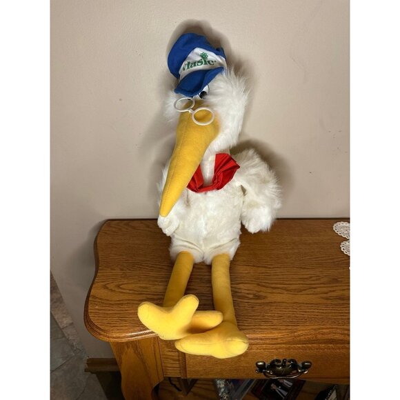 Vlasic Pickle Stork 24" Large Vintage 1989 Plush Toy Advertising Marketing Doll - Picture 1 of 1